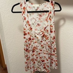 Forever 21 plus size 2x floral tank top
